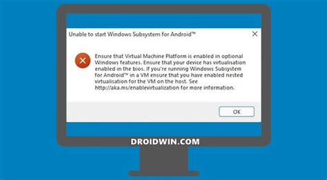 Unable To Start Windows Subsystem For Android How To Fix Hot Sex Picture