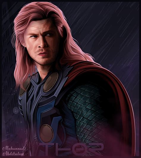 Thor Vector Art In Photoshope