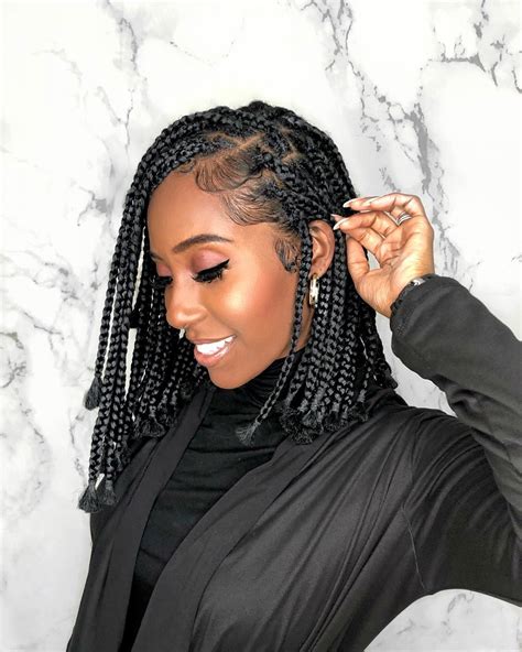 Jumbo Box Braids Bob Hairstyles Theyre A Great Way To Make A Statement Take A Break From