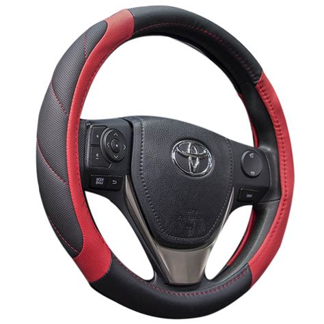 Red Design Steering Wheel Cover Ningbo Lonsign Auto Accessories Co Ltd