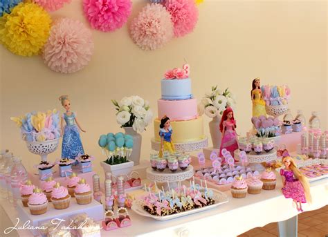 Make It A Purple Princess Party And Set Up The Cake Table With The