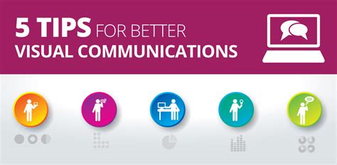 Visual Communications 5 Tips For Better Communications Infographic