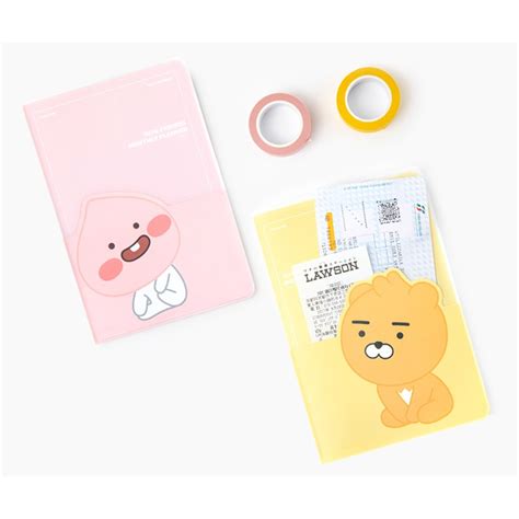 Kakao Friends Little Friends 2023 Monthly Planner Pvc Pocket Cover
