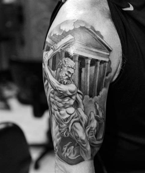 Ἀπόλλων) is the son of zeus and leto. Greek Mythology Tattoos Design For Men - Tattoosera