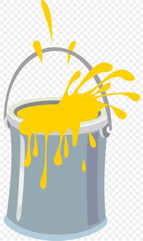 Paint Bucket Yellow Clip Art PNG X Px Paint Area Brush Bucket Color Download Free
