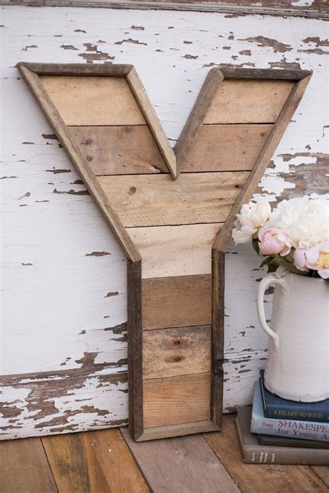 24 Reclaimed Wood Letters A Z Rustic Wood Letters Etsy