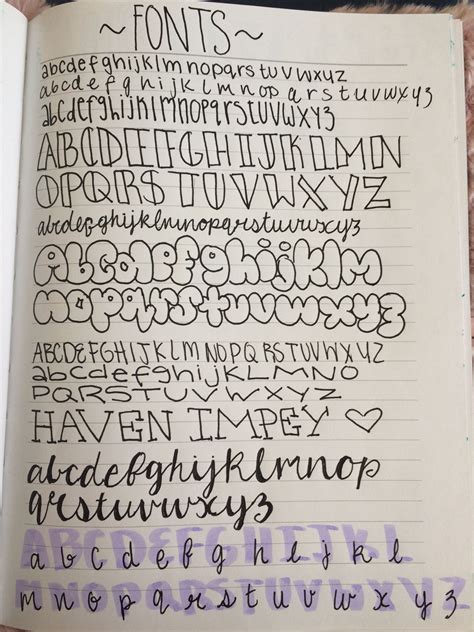 Letritas Salvabrani Bullet Journal Font Lettering Alphabet Hand