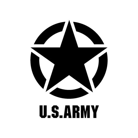 Etrendz Us Army Symbol Star Logo Decals Vinilo Us Army Veteran Army