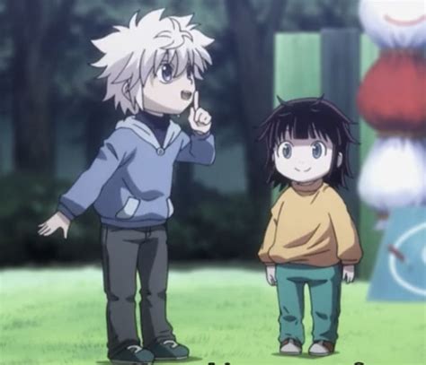 Hunter X Hunter Baby Killua Alluka Anime Killua Alluka Zoldyck