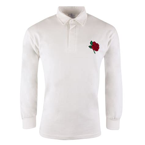 Mens England Classic Rugby Shirt Long Sleeved Rugbystore