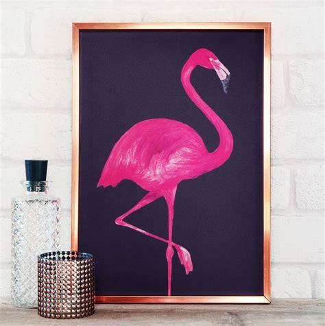 Flamingo Print By Paper Plane