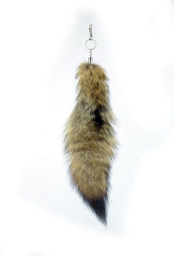 Red Wolf Tail Septwolves Tail With Key Chains Natural Color 14