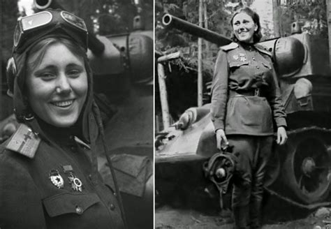 Aleksandra Grigoryevna Samusenko The Only Female T 34 Tankman In The