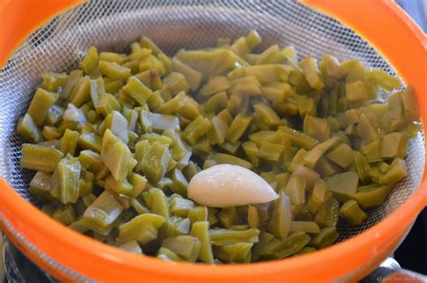 This is not just to get rid of the brine taste on jarred or canned cactus; Culinarian Expeditions Blog: Sopes with Shrimp and Cactus
