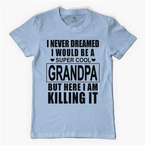 Super Cool Grandpa Mens T Shirt Customon