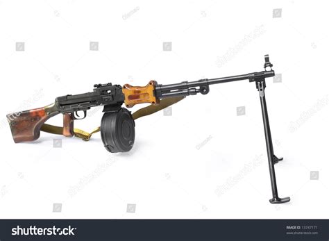 Soviet Light Machine Gun Rpd 44 Model 1944 Used In Soviet Army At