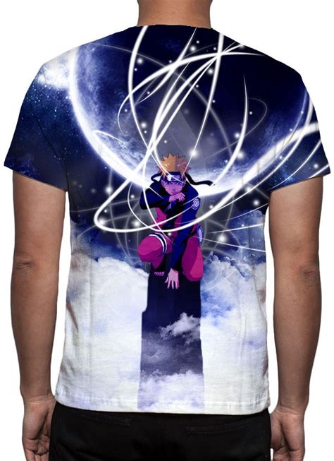 Camisa Camiseta Anime Naruto Uzumaki 01 Estampa Total R 5489 Em