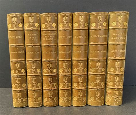 A Set Of The Novels Of George Elliott Circa 1890 Complete