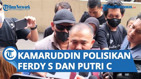 Ferdy Sambo Dan Putri Candrawathi Dipolisikan Kamaruddin Simanjuntak