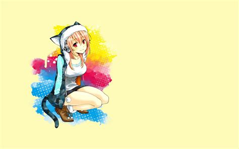 Anime Girls Anime Super Sonico Wallpapers Hd Desktop