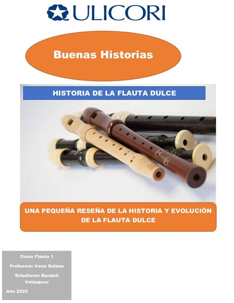 Calaméo Historia De La Flauta Dulce