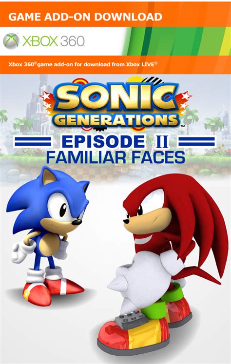Sonic Generations Episode 2 Xbox 360 Box Art Cover By Mikeyplater