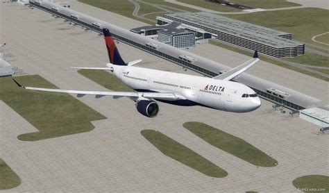 Fsx P3d Airbus A330 300 Delta Airlines Package V2 Aircraft