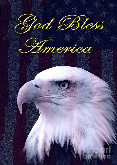 God Bless America Eagle Photograph By Jeanette K Fine Art America