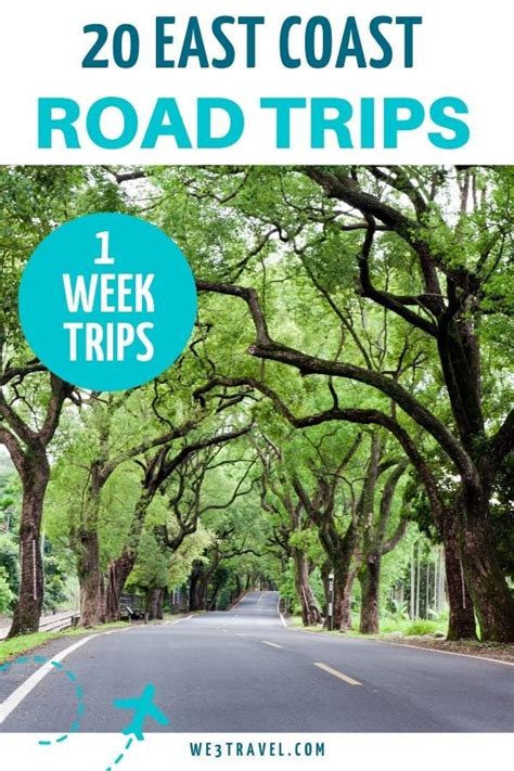 20 East Coast Road Trips With Maps And 1 Week Itineraries