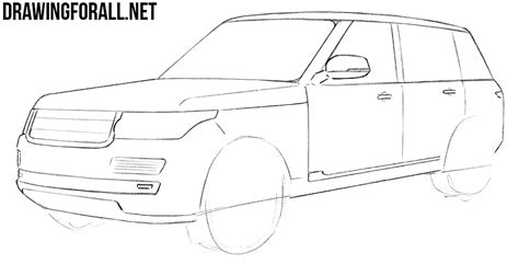 How To Draw A Range Rover