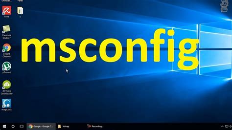 Windows 10 Two Ways To Run Msconfig Open System Configuration Youtube