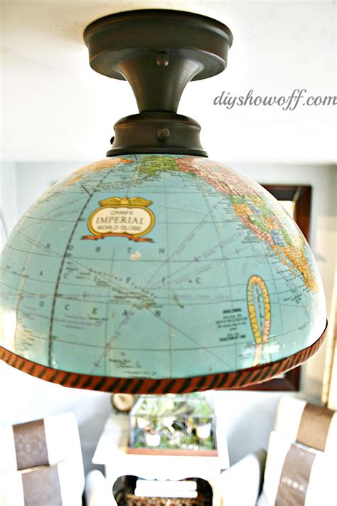 6 ways to cover ugly ceiling light fixtures. Globe DIY Projects As the World Turns - The Cottage Market