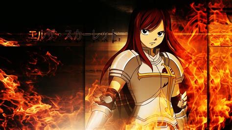 Fairy Tail Erza Scarlet Wallpapers Top Free Fairy Tail Erza Scarlet