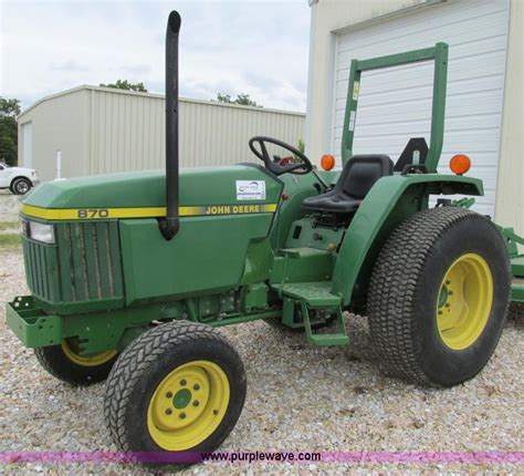 1994 John Deere 870 Mfwd Tractor In Wright City Mo Item K5129 Sold