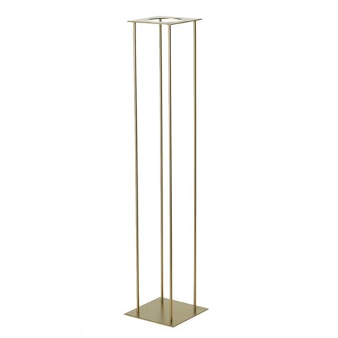 45” X8” X 8” Gold Harlow Stand Ad Quality Wholesale