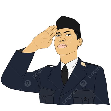 Comandante En Jefe General Soedirman Ilustración Png Jenderal