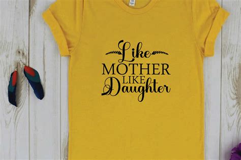 Like Mother Like Daughter Svg Design Graphic By Milon Roy · Creative Fabrica
