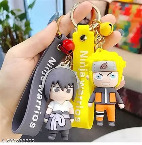 Naruto Uzumaki And Sasuke Uchiha Keychain