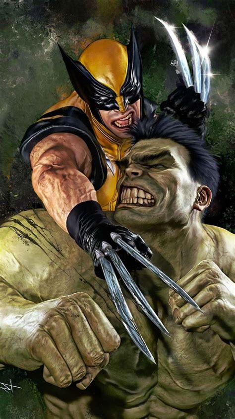 Wolverine Vs Hulk Iphone Wallpaper Hd Iphone Wallpapers Iphone