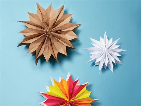 How To Make Paper Bag Star Decorations