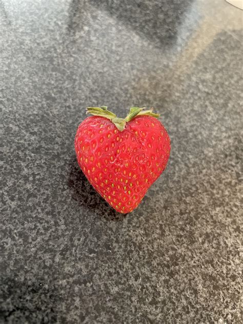 Found A Heart Shaped Strawberry Rmildlyinteresting