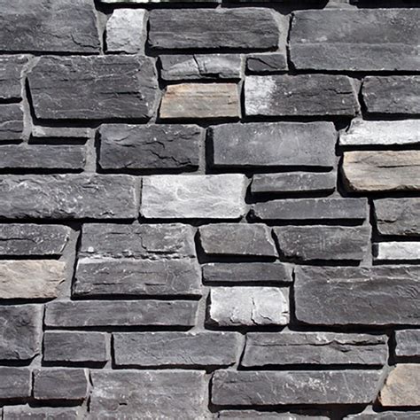 Black Rundle Tuscan Ledgestone Stone Veneer From Environmental