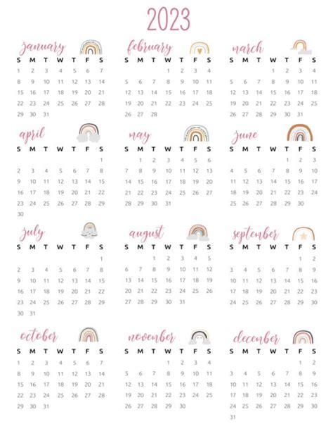 Mini Calendar 2023 Printable Printable World Holiday