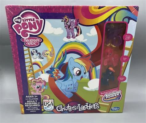 Hasbro My Little Pony Chutes And Ladders Board Game Sealed New Free