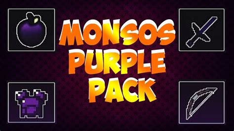 Monsos Purple Pack Review Texture Pack Minecraft Youtube