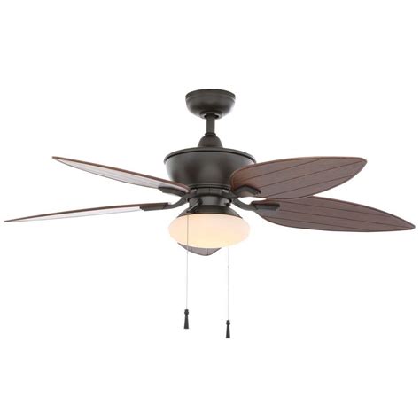 Ceiling fan from home decorators collection is manufactured with the latest technology. Hampton Bay Edgewater II 52 in. Indoor/Outdoor Natural ...