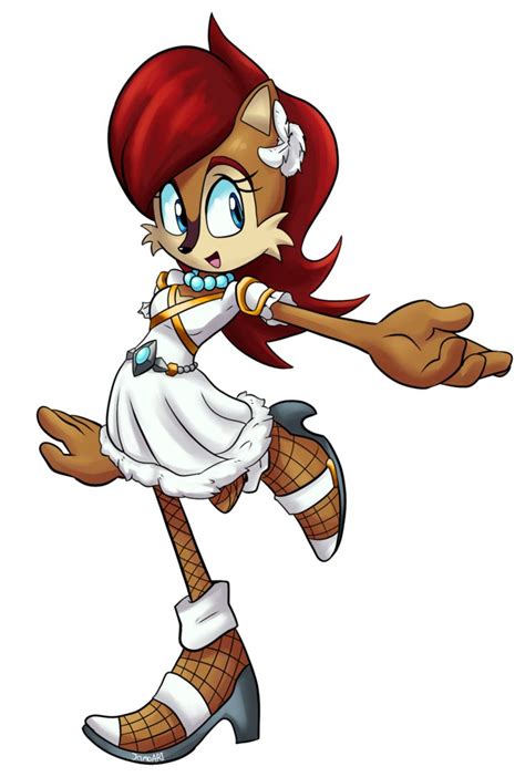 Princess Sally Acorn By Jamoart Sally Acorn Anthro Furry Sonic Fan