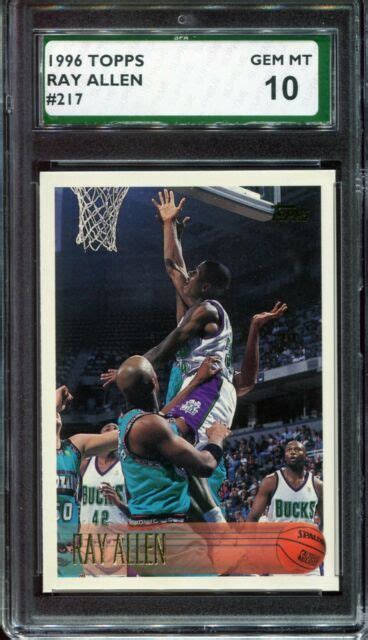 We did not find results for: 1996 TOPPS #217 RAY ALLEN ROOKIE CARD SPA 10 Gem Mint | eBay