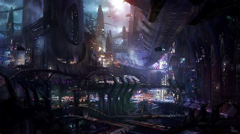 Fantasy Art Science Fiction Futuristic Artwork City