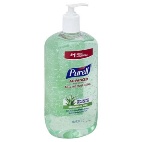 Purell Advanced Hand Sanitizer Soothing Gel Fresh Scent 518887 1 Kroger